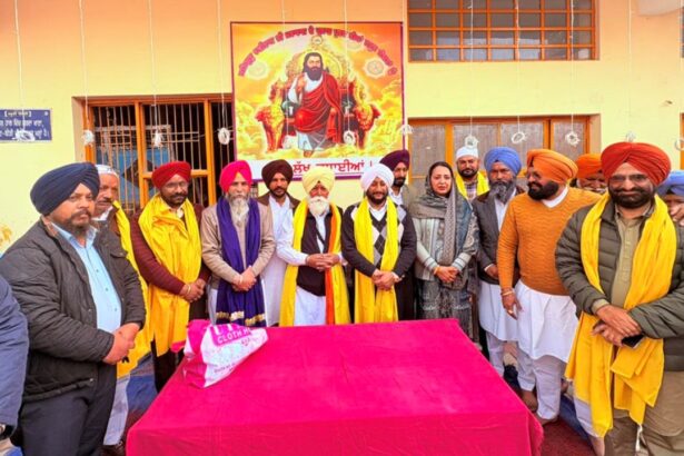 Mohali MLA Kulwant Singh attends Guru Ravidas Jayanti event in Matour village, extends greetings and highlights message of equality