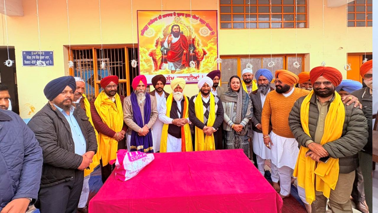 Mohali MLA Kulwant Singh attends Guru Ravidas Jayanti event in Matour village, extends greetings and highlights message of equality