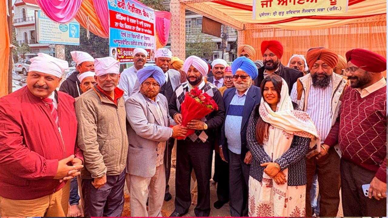 Kulwant Singh Attends Guru Ravidas Jayanti in Phase-7 Mohali