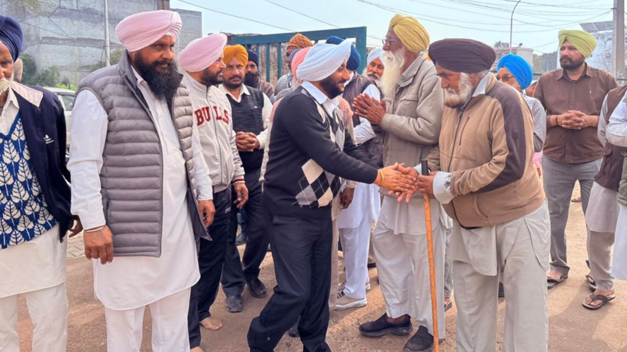 Kulwant Singh Attends Guru Ravidas Jayanti in Kumbra Mohali