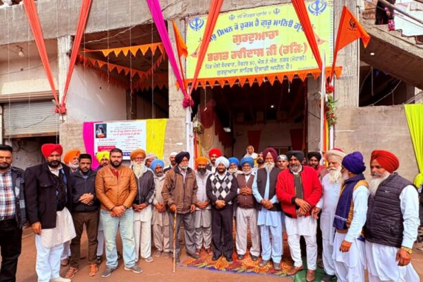 Kulwant Singh Attends Guru Ravidas Jayanti in Mauli Mohali