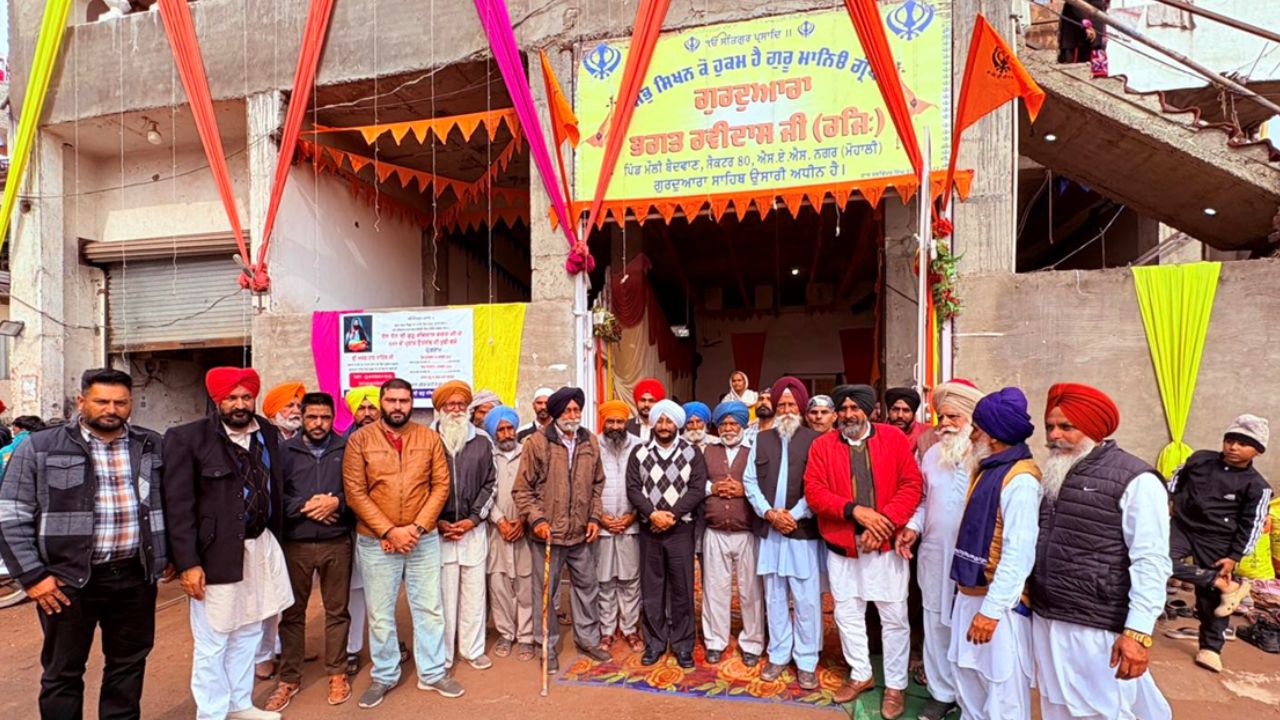 Kulwant Singh Attends Guru Ravidas Jayanti in Mauli Mohali