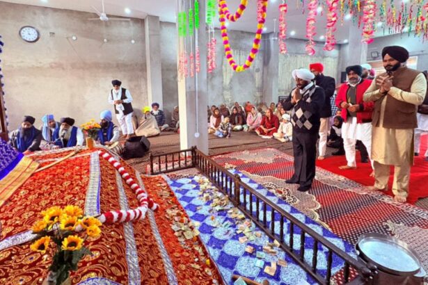 Kulwant Singh Attends Guru Ravidas Jayanti in Dhurali Mohali