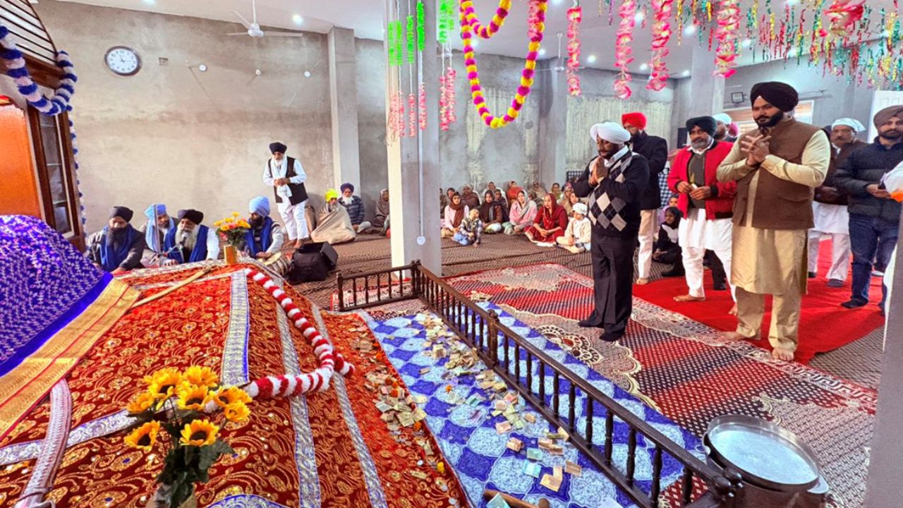 Kulwant Singh Attends Guru Ravidas Jayanti in Dhurali Mohali