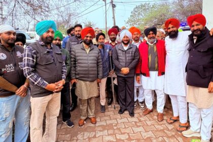 Kulwant Singh Attends Guru Ravidas Jayanti in Lakhnour Mohali