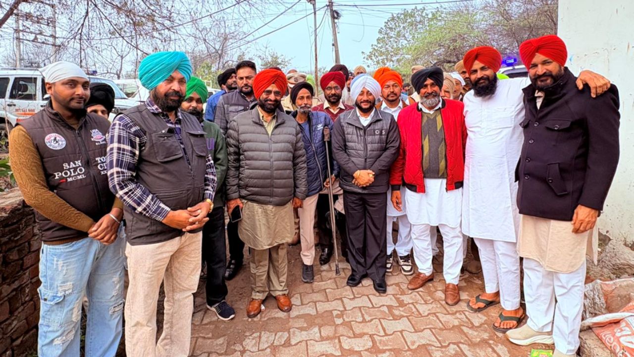 Kulwant Singh Attends Guru Ravidas Jayanti in Lakhnour Mohali
