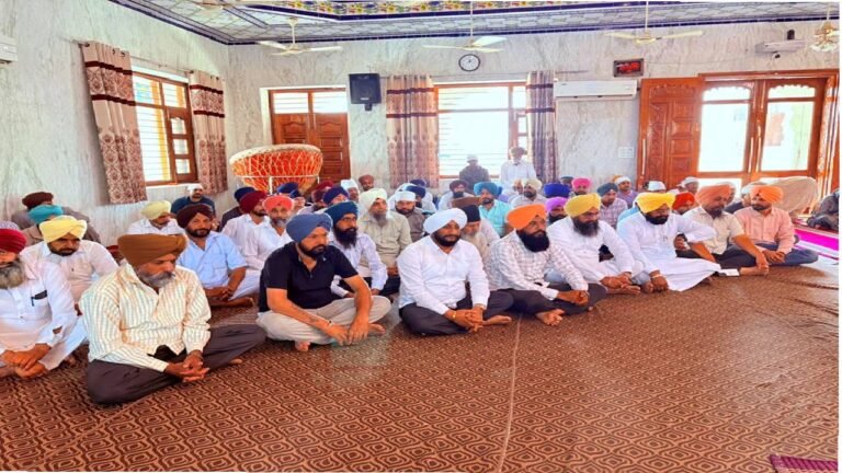 MLA Kulwant Singh Attends Final Ardaas of Jaswant Singh Ji in Village Mote Majra