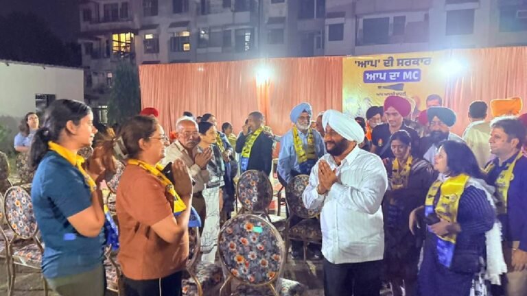 MLA Kulwant Singh Campaigns in Ward 27, Emphasizes Development and Strong Local Governance