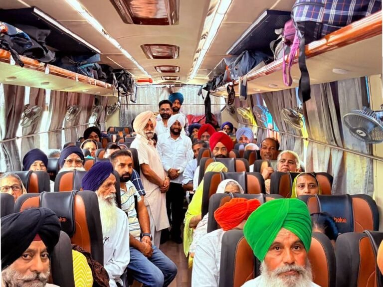 Senior Citizens from Naraingarh Jhungian Flagged Off for Pilgrimage Under Chief Minister’s Pilgrimage Scheme