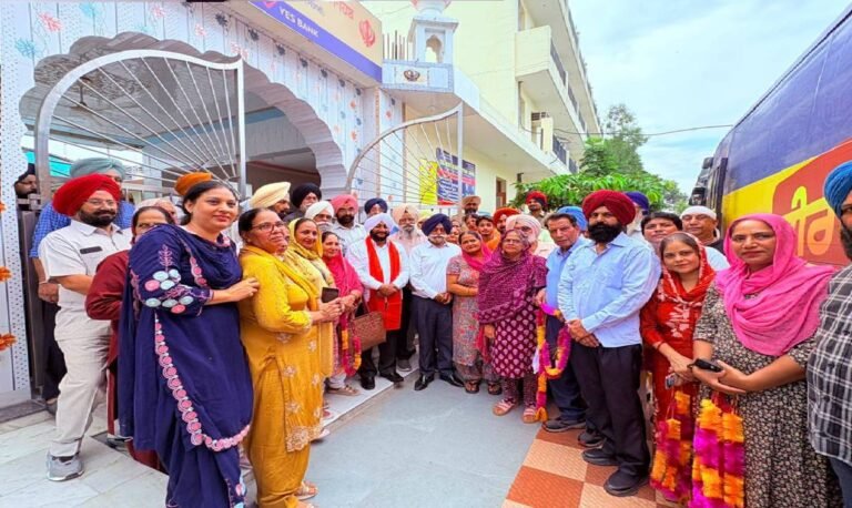 Senior Citizens Flagged Off from Phase 9, Mohali Under Chief Minister Tirath Yatra Scheme