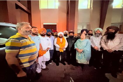 MLA Kulwant Singh interacting with residents during a community meeting in Bahilolpur village, SAS Nagar Mohali, discussing development projects and public welfare initiatives.