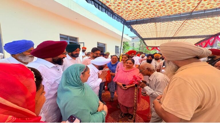 MLA Kulwant Singh Holds Lok Milni in Sohana, Discusses Village Development and Public Issues