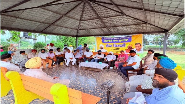 MLA Kulwant Singh Holds Lok Milni in Thaska Village, Assures Timely Resolution of Public Issues