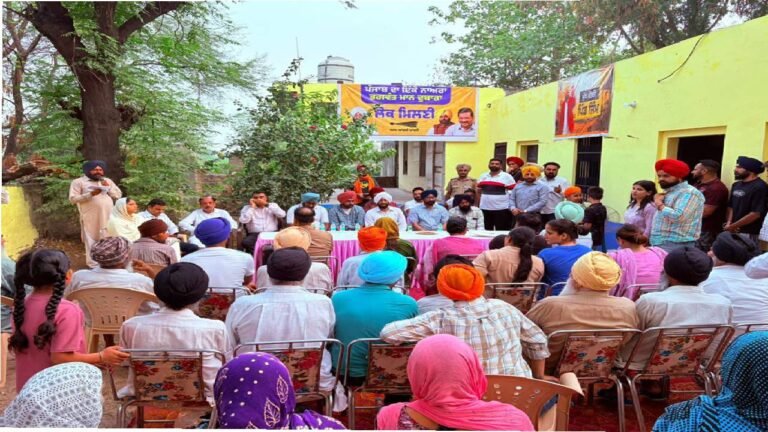 New Village Gym Inaugurated in Manana as MLA Kulwant Singh Holds Public Meeting with Residents