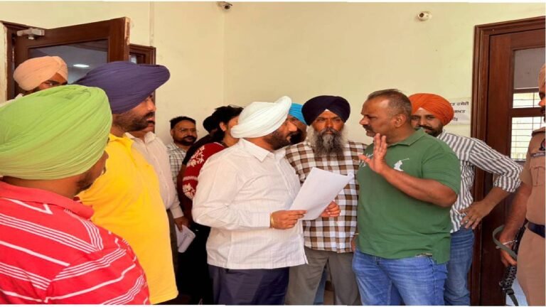 MLA Kulwant Singh Meets Mohali Residents and Assures Prompt Resolution of Public Grievances