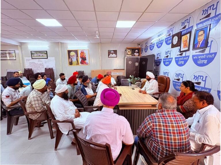 MLA Kulwant Singh Meets Mohali Residents to Review Local Issues and Public Grievances