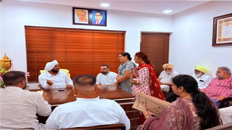 MLA Kulwant Singh Meets Mohali Residents to Address Public Grievances and Local Issues