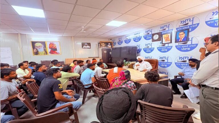MLA Kulwant Singh Meets Mohali Residents to Address Public Grievances and Local Development Issues