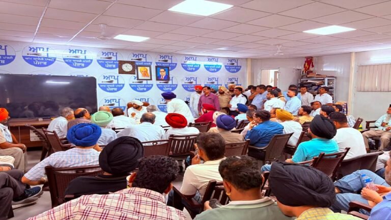 MLA Kulwant Singh Meets Residents from Across Mohali to Address Public Grievances