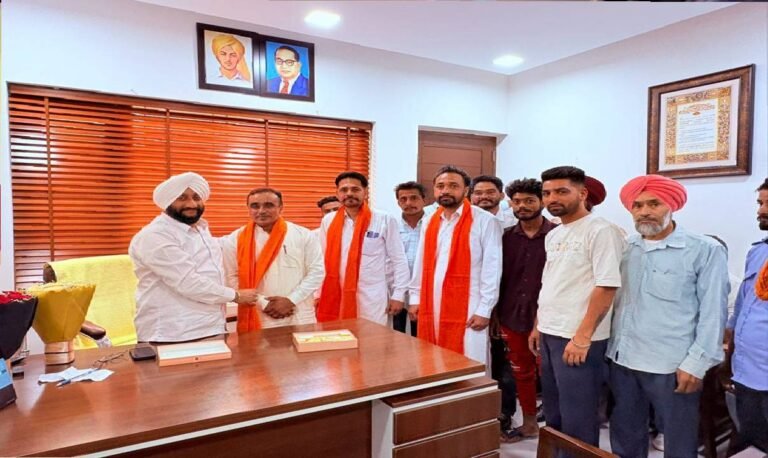 MLA Kulwant Singh Meets Residents from Across Mohali During Public Grievance Meeting