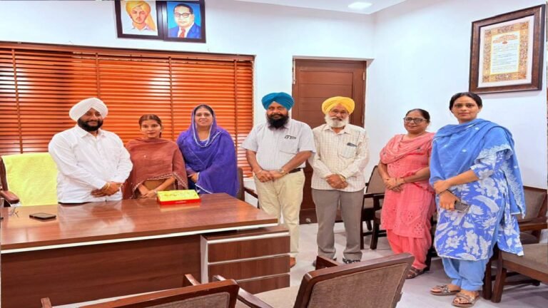MLA Kulwant Singh Meets Residents from Across Mohali During Public Grievance Meeting