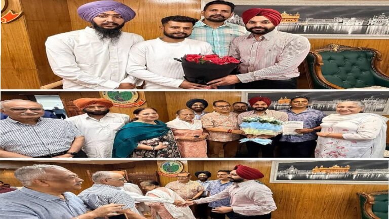 Mayor Sarabjeet Singh Samana Meets Well-Wishers at His Office in Mohali