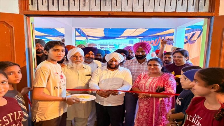 New Village Gym Inaugurated During Lok Milni Programme in Gudana, Mohali