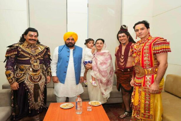 Hamare Ram theatrical performance beginning in Mohali as part of Punjab Government's statewide cultural programme.