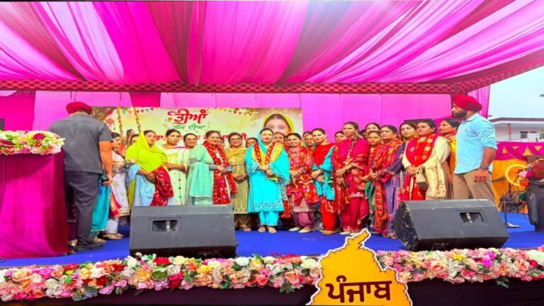 Teej Celebration Held in Mohali’s Sector 89 with Dr Gurpreet Kaur Mann as Chief Guest