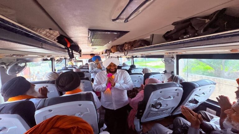 Senior Citizens Depart from Nagari Village Under Chief Minister Tirath Yatra Scheme