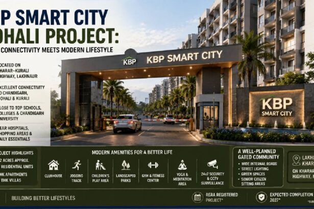 KBP Smart City residential development on the Kharar-Kurali Highway near Mohali.
