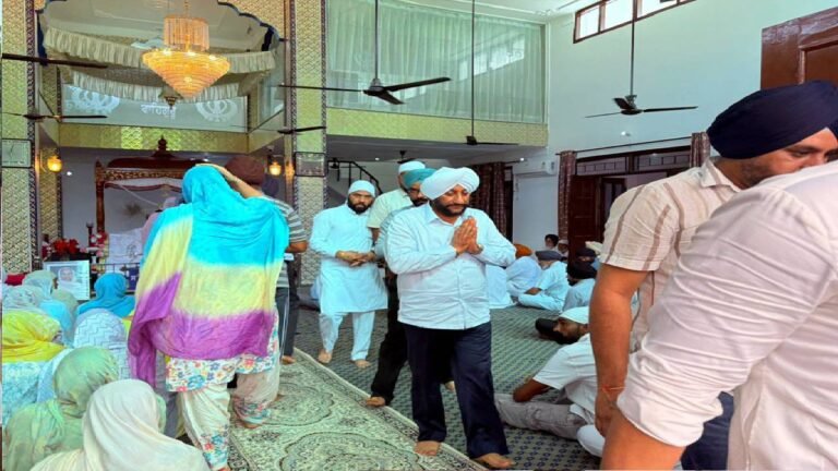 MLA Kulwant Singh Pays Condolences to Bereaved Family in Kandala