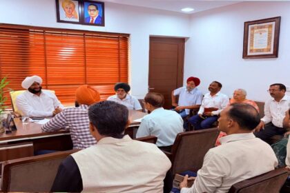 MLA Kulwant Singh meets residents from different areas of Mohali and listens to their concerns