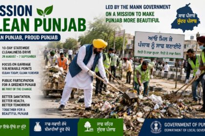 Mission Clean Punjab cleanliness drive targeting garbage vulnerable points across Punjab.