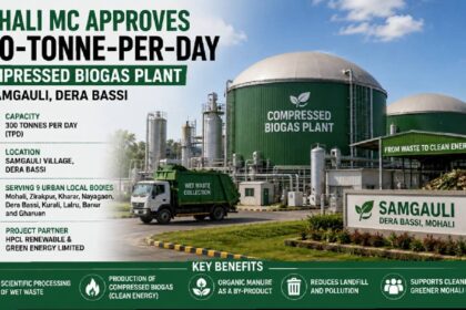 Proposed compressed biogas plant and waste processing facility at Samgauli near Mohali