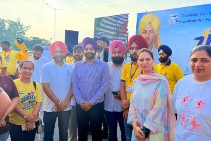 Young men and women participate in Punjab Youth Run 2026 in Mohali promoting fitness, exercise and a drug-free lifestyle