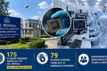 Semi-Conductor Laboratory campus in Mohali representing India's semiconductor chip design and fabrication ecosystem.