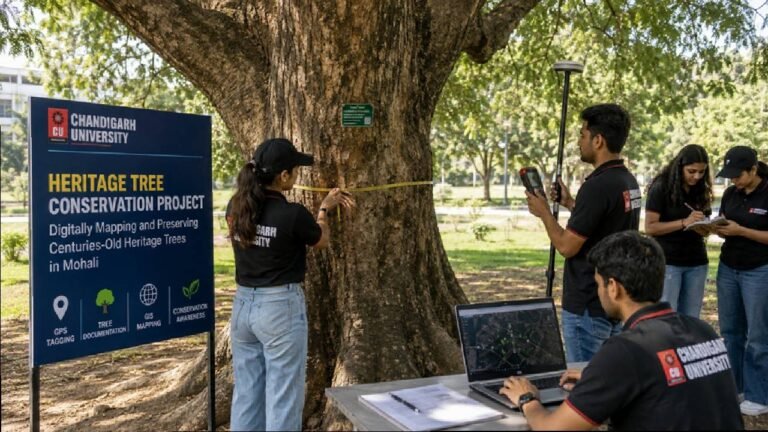 Chandigarh University Launches Heritage Tree Conservation Project to Digitally Map and Preserve Centuries-Old Trees in Mohali