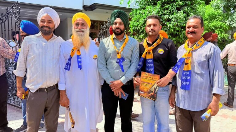 Door-to-Door Campaign in Mohali Highlights Mann Government Works