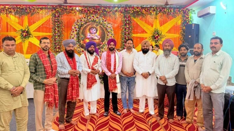 Mayor Sarabjeet Singh Samana Seeks Blessings at Ancient Shiva Temple Mataur on Janam Ashtami