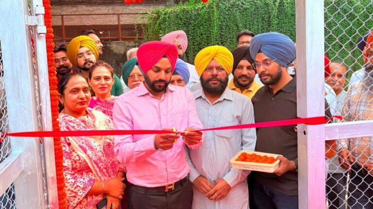 Kargil Park badminton court inaugurated in Sector-71 Mohali