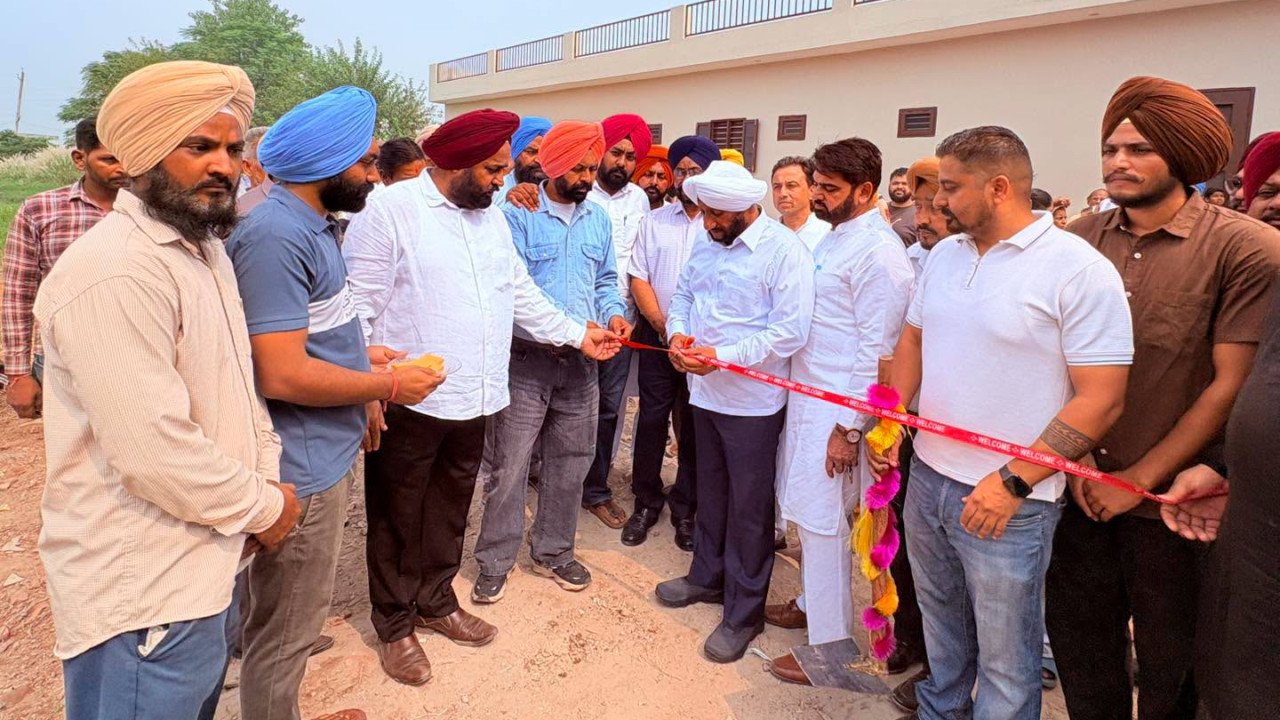 Guga Mari construction foundation stone ceremony in Daun Mohali