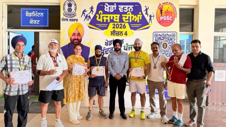 Kheda Watan Punjab Di district-level games winning players in Halka Mohali