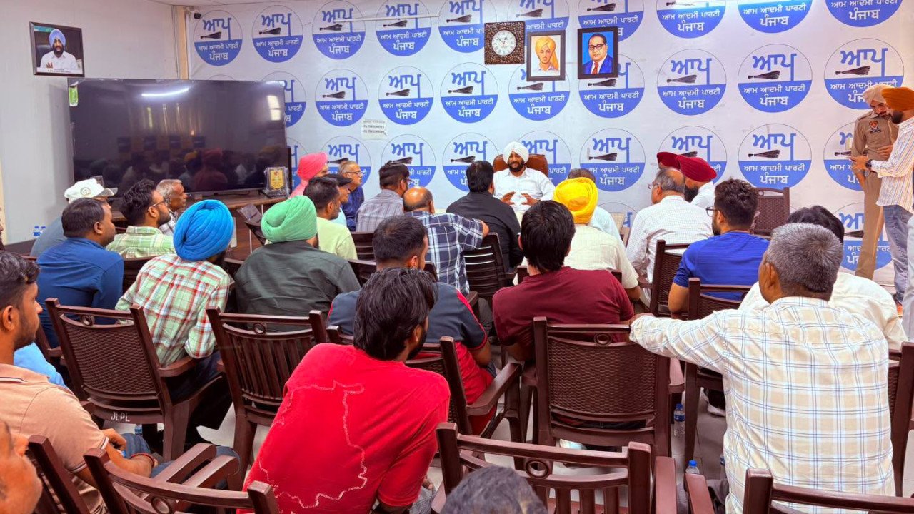 Constituency meeting with Kulwant Singh and people at office