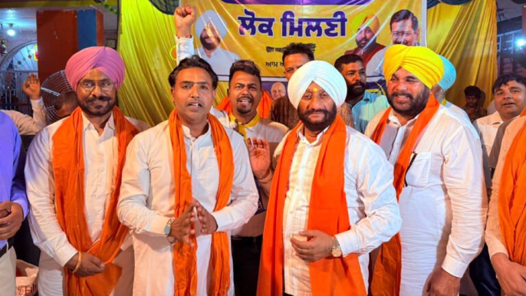 Lok Milni programme held at Ambedkar Colony in Balongi
