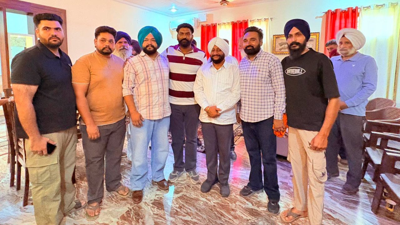 Manana village meeting in Mohali with Kulwant Singh and residents