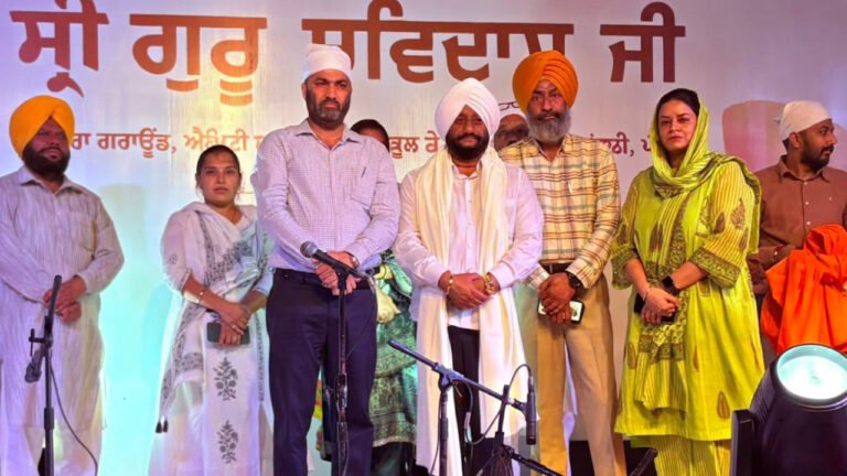 Mohali drone show for the 650th Prakash Purab of Sri Guru Ravidas Ji
