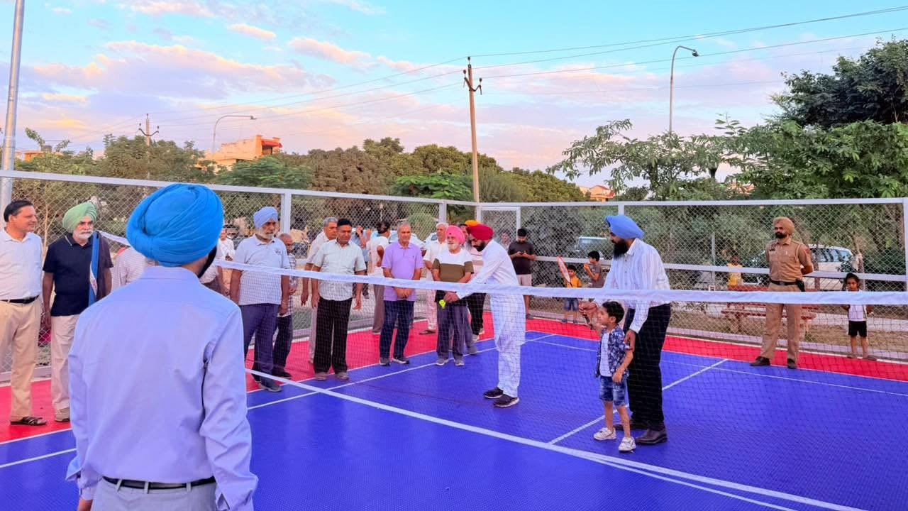 Sector-79 badminton court inaugurated in Mohali for residents and youth