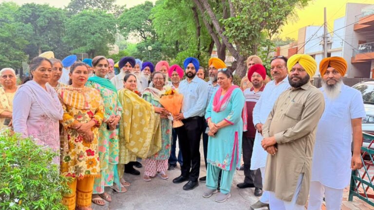 Phase-1 Mohali parks visited by Sarabjeet Singh Samana