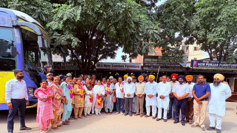 Two Mohali Buses Depart with Elderly Pilgrims from Kandala, Balongi